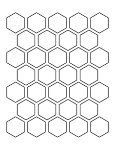 One And A Half Inch Hexagon Tracing Shape Pdf, Free Vectors File